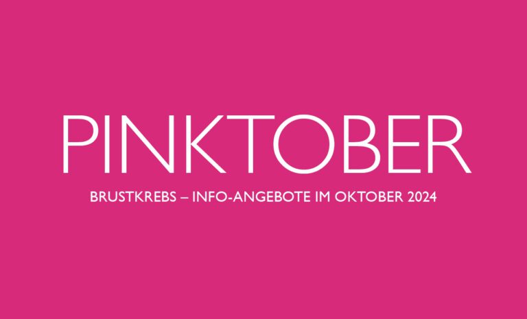 PINKTOBER: Brustkrebs-Infoangebote im Oktober