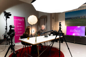 Podcast-Produktion im kiek.studio im Eschenstieg Hamburg