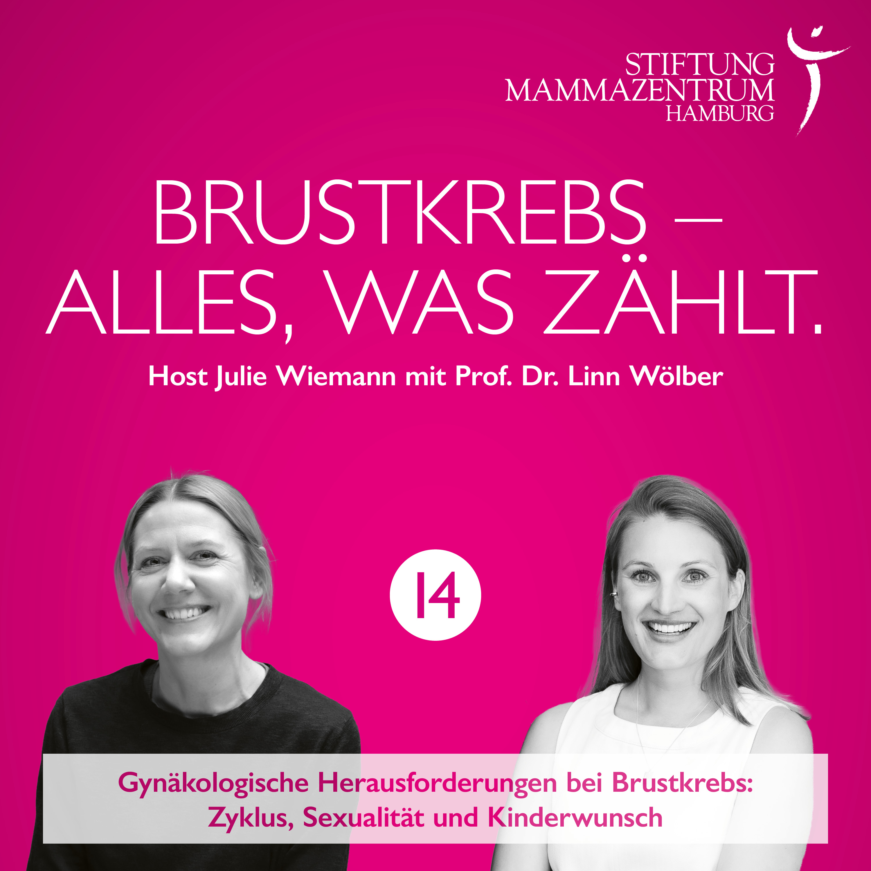 14 - Gynäkologische Herausforderungen bei Brustkrebs: Zyklus, Sexualität und Kinderwunsch episode artwork