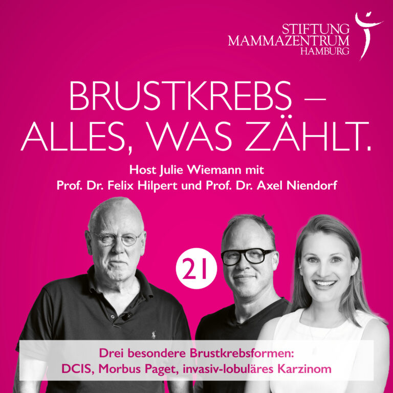 Cover "Drei besondere Brustkrebsformen: DCIS, Morbus Paget, invasiv-lobuläres Karzinom"